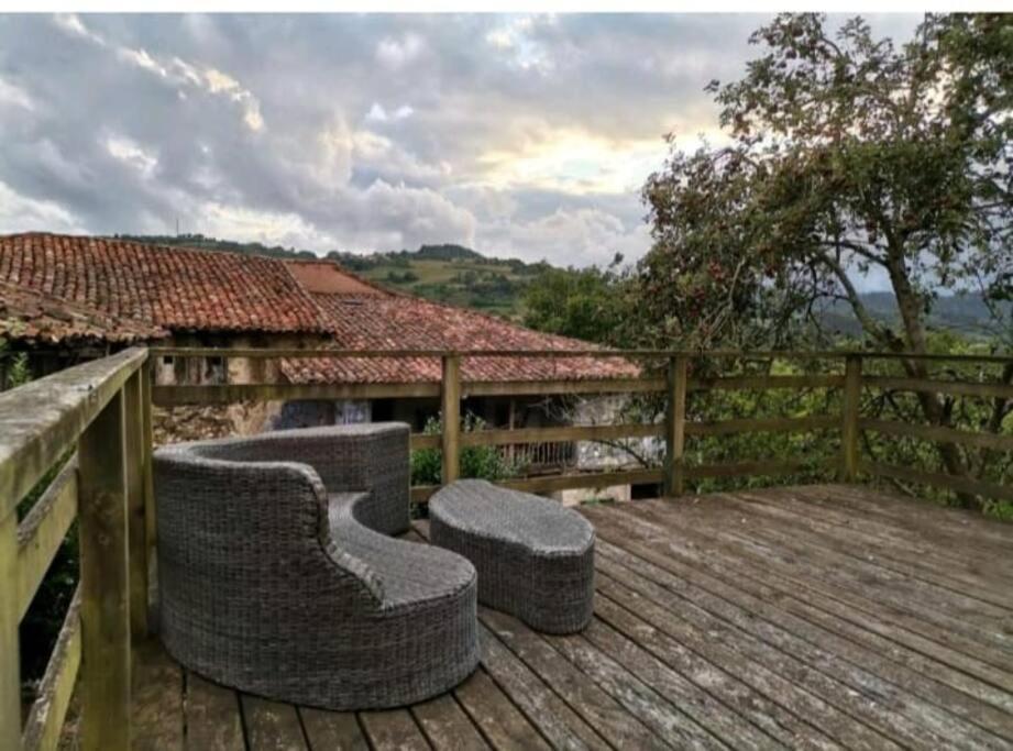 La Casina Roja - Santolaya De Cabranes Arboleya Exterior foto